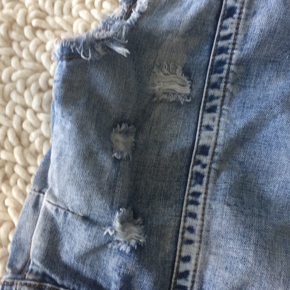 Distressed Denim Vest - Picture 6 of 6